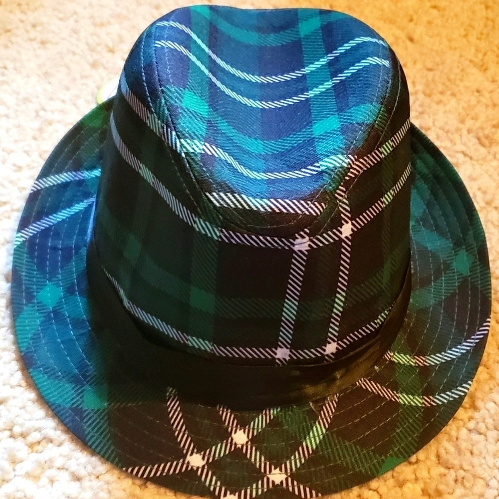 Striped Fedora Hat